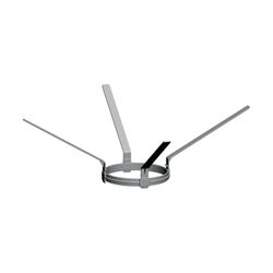 Wolf Abstandhalter DN 125, Polypropylen, 6 Stück... WOLF-2651702 4045013062610 (Abb. 1)