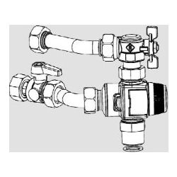 Wolf Rücklaufeinschichtset für Schichtenspeicher BSP-W 600/800 mit Wärmepumpe FWS-2-80... WOLF-8617195 4045013536166 (Abb. 1)