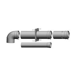 Wolf Anschluss-Set DN 80/125-B33 Steigleitung DN 80, raumluftabhängig... WOLF-2651993 4045013321274 (Abb. 1)