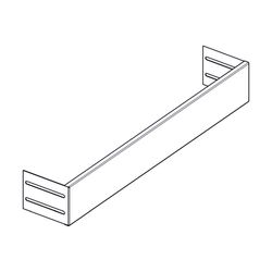 Wolf Unterputzleiste für Unterputzkasten 850mm, Verkehrsweiß... WOLF-8908959 4045013439641 (Abb. 1)