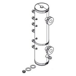 Wolf Multiweiche, 18m3/h 6x2" 2x DN 80, inkl. Dämmung, 2076096... WOLF-2076096 4045013618336 (Abb. 1)