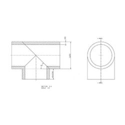 Wolf ISO-Rohrsystem T-Stück DN 125... WOLF-2576019 4045013071513 (Abb. 1)