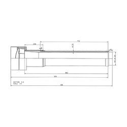 Wolf Dachdurchführung DN 125 isoliert, Länge 1159mm für CWL rot... WOLF-2576999 4045013146310 (Abb. 1)