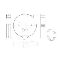 Wolf Befestigungsschelle DN 180 für ISO-Rohr... WOLF-2577009 4045013146495 (Abb. 1)