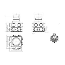 Wolf Luftverteiler flach mini 16-75 für CWL... WOLF-2577837 4045013358997 (Abb. 1)