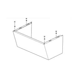 Wolf Verrohrungsverkleidung für Gas-Brennwertthermen CGB-2... WOLF-8614255 4045013195110 (Abb. 1)