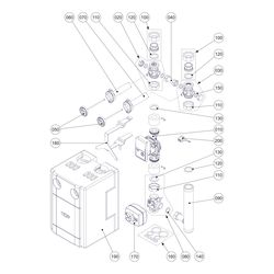 Wolf Verrohrungsgruppe Mischerkreis Hocheffizienzpumpe DN 32-60 selbstregelnd... WOLF-2072140 4045013279988 (Abb. 1)
