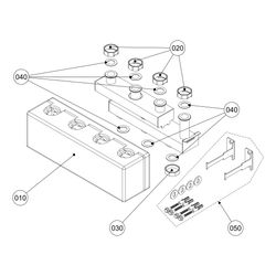 Wolf Verteilerbalken 2 Kreise für Verrohrungsgruppen DN 25 und DN 32... WOLF-2072197 4045013280014 (Abb. 1)