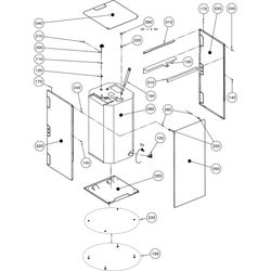 Wolf Warmwasser-Schichtenspeicher TS-160 für Ölbrennwertkessel, Inhalt 160 Liter... WOLF-8908101 4045013201446 (Abb. 1)