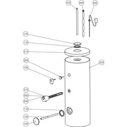 Wolf Warmwasser-Solarspeicher SEM-1-750 mit 2 Glattrohrwärmetauschern... WOLF-2444875 4045013015647 (Abb. 1)