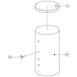 Wolf Pufferspeicher SPU-1-200 für Wärmepumpen BWL-1/BWS-1... WOLF-2483884 4045013129030 (Abb. 1)