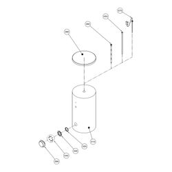 Wolf Warmwasserspeicher SEW-1-300 für Wärmepumpen bis ca. 14kW Leistung... WOLF-2486565 4045013550056 (Abb. 1)