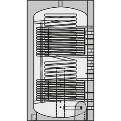 Wolf Pufferspeicher BSH 2000 ohne thermostatischem Wassermischer... WOLF-2483914 4045013107649 (Abb. 1)