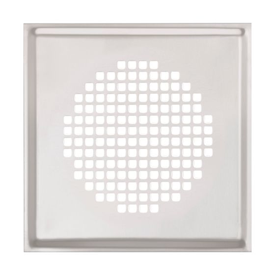 Zehnder Designgitter ComfoGrid Torino quadratisch DN125, 160x160mm, weiß, mit Filter