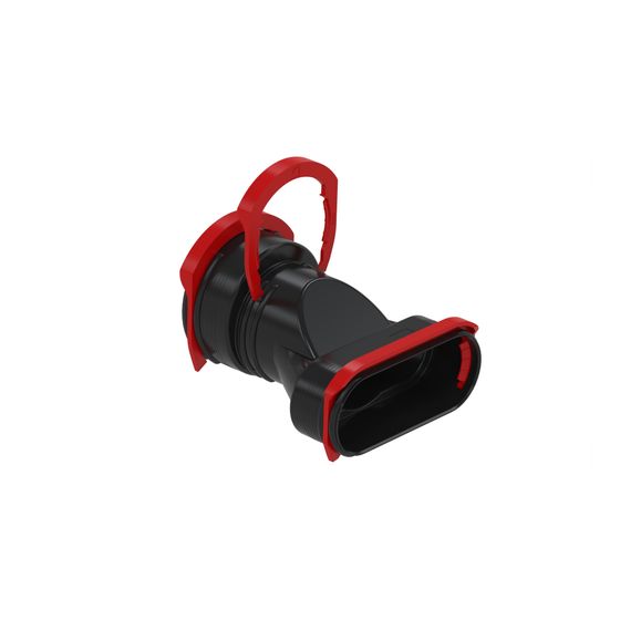 Zehnder Übergang ComfoFit DN90/DN75/Flat 51 für ComfoTube 75/90/flat 51, mit RapidLock-Verbinder