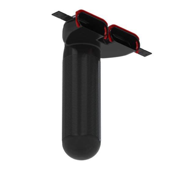 Zehnder Luftdurchlass ComfoCase CLRF, Höhe395mm 2xComfoTube Flat 51, Anschluss seitlich, D125, mit RapidLock-Verbinder