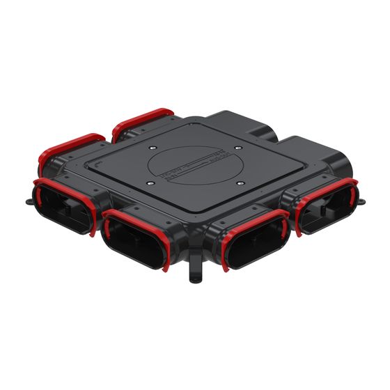 Zehnder Verteiler CK300 6 x Flat 51 ComfoCube für ComfoTube Flat 51, mit RapidLock-Verbinder
