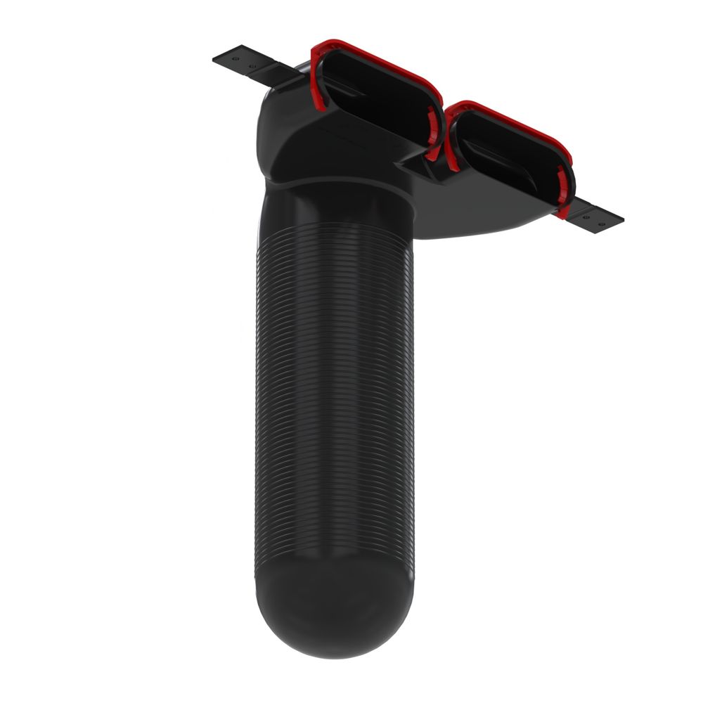 Zehnder Luftdurchlass ComfoCase CLRF, Höhe395mm 2xComfoTube Flat 51, Anschluss seitl... ZEHNDER-990322215 7613367064092 (Abb. 1)