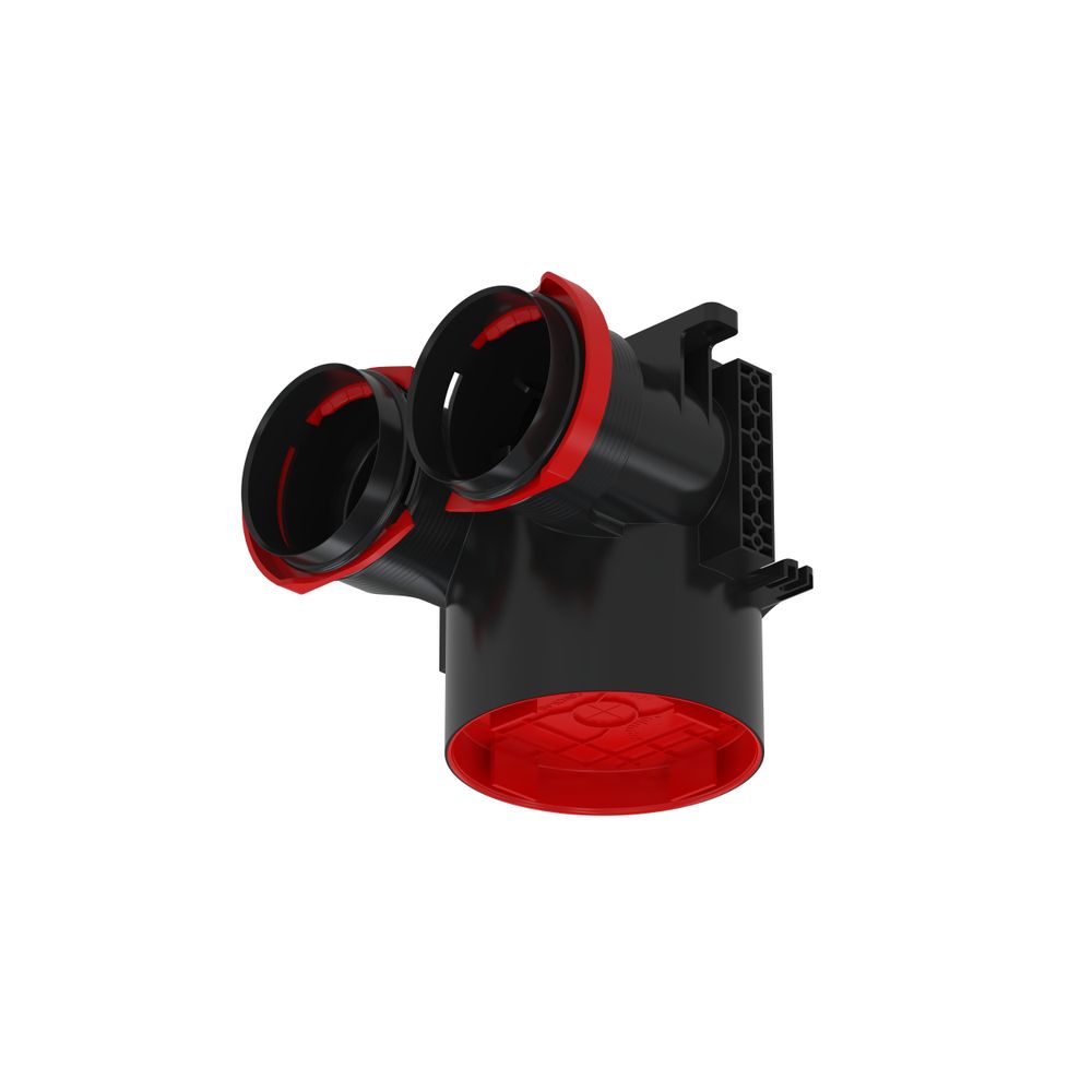 Zehnder Luftdurchlass ComfoCase TVA, Höhe 154mm für 2xComfoTube 75, DN125, seitlich,... ZEHNDER-990326149 7613367062449 (Abb. 1)
