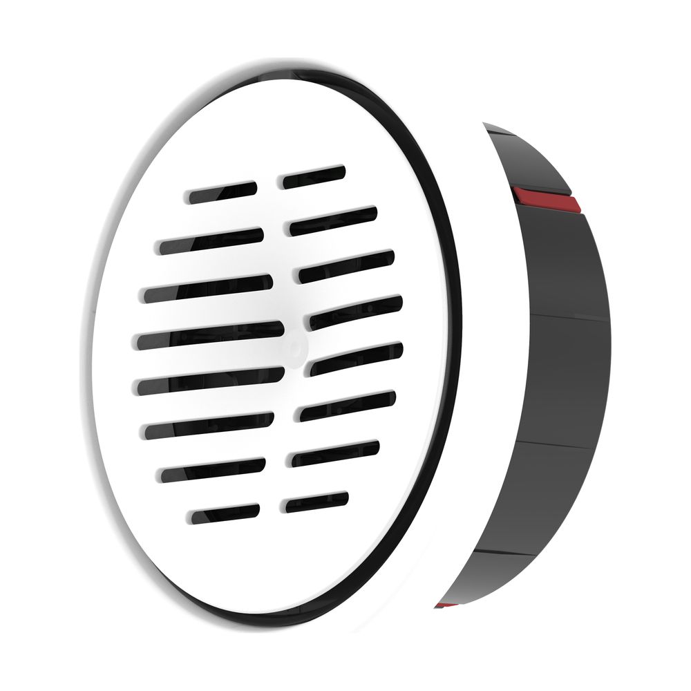 Zehnder Zuluftauslass beheizt ComfoGrid Therm DN125, Wand, d. 166mm, 230V, weiß... ZEHNDER-990430869 7613367026236 (Abb. 1)