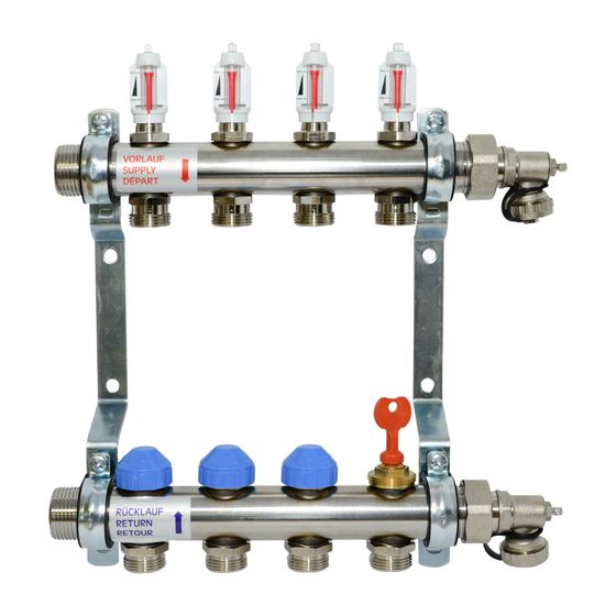 Zewotherm Dynamischer Verteiler für 2 Heizkreise mit DFM