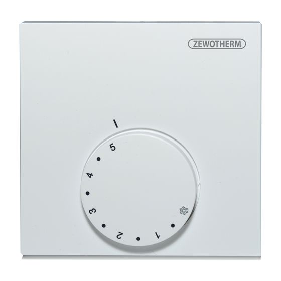 Zewotherm Raumthermostat Funkline Analog