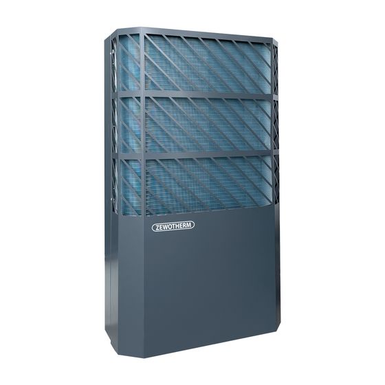 Zewotherm Zewo Lambda Wärmepumpe EU15L Luft-Monoblock Außen KM R290, 4,5-17kW bei A2W35