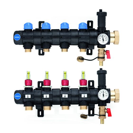 Zewotherm Industrieverteiler I Premium 12 Heizkreise