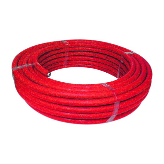 Zewotherm Metallverbundrohr 20x2mm 10mm vorisoliert 50 % GEG Rot, 50m