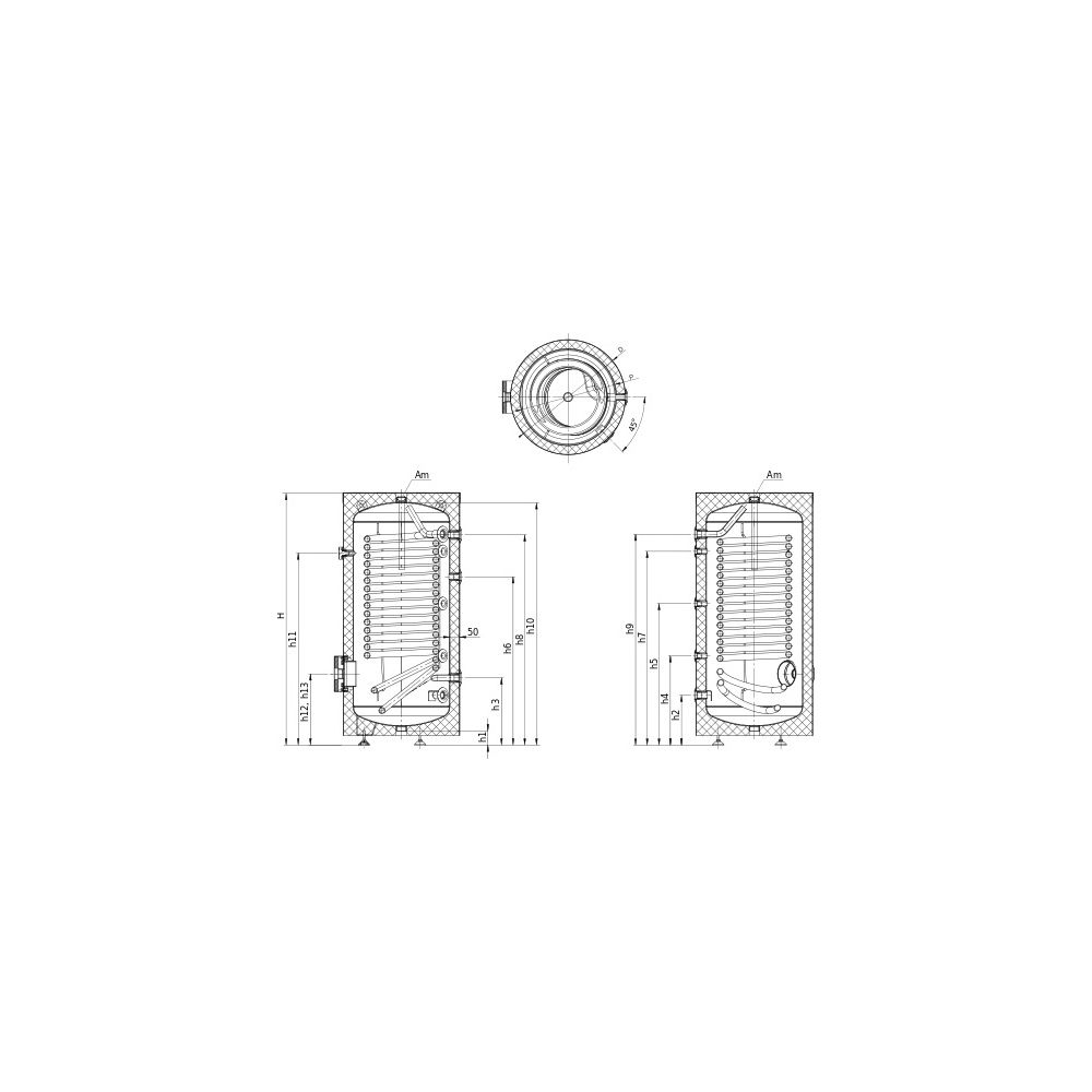 Zewotherm Zewo WP-Eco-TWS 400L Wärmepumpen-Trinkwasserspeicher Konstante Leistung 9... ZEWOTHERM-12030081 4251346894761 (Abb. 2)