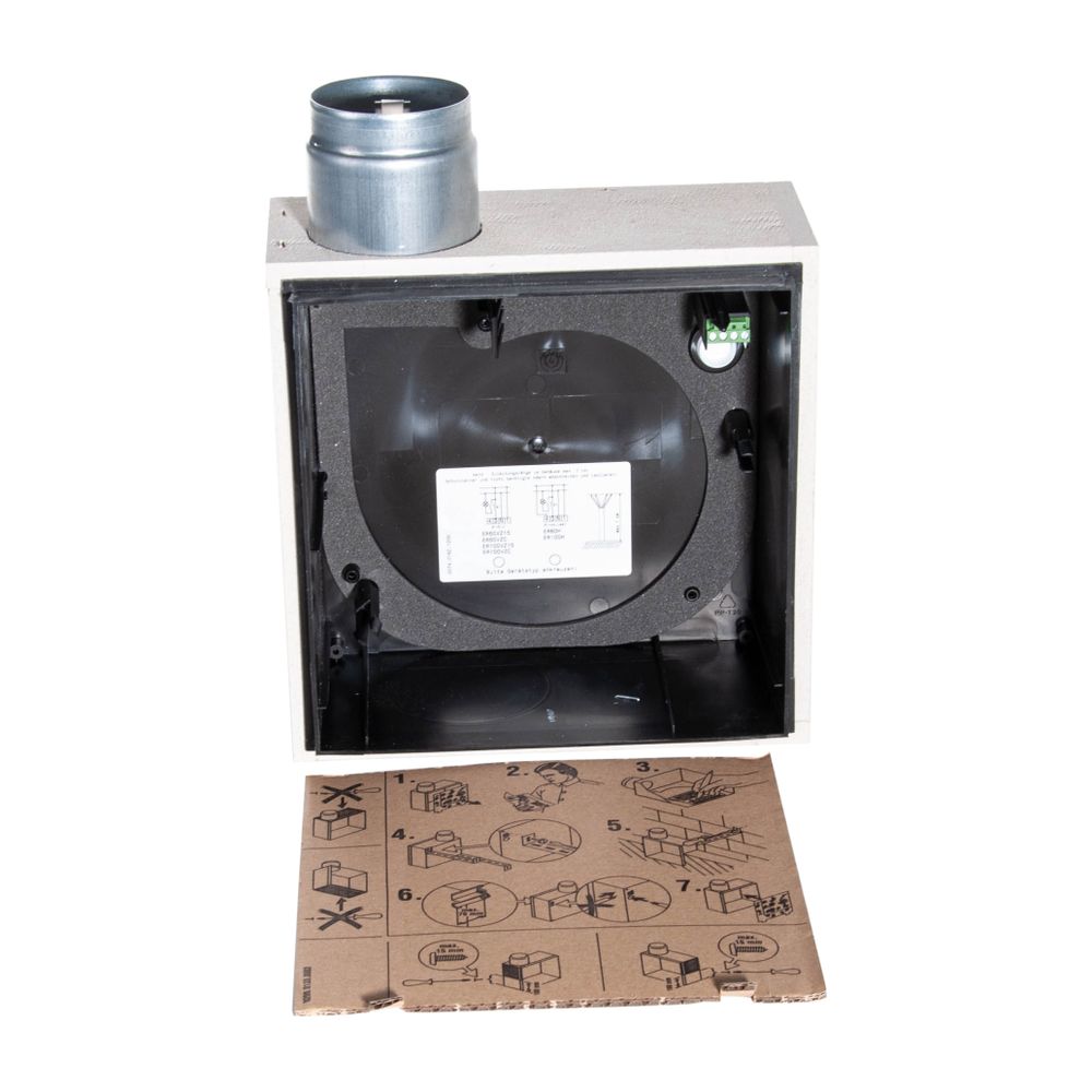 Zewotherm Unterputzgehäuse Badlüfter Typ ER-UPB mit Brandschutzgehäuse und Absperru... ZEWOTHERM-14120011 4251346859425 (Abb. 1)