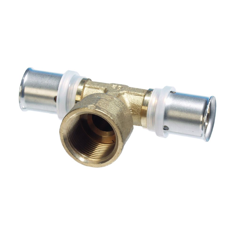 Zewotherm Press-T-Stück Premium Abgang Innengewinde 32mm x 1" x 32mm... ZEWOTHERM-17010198 4251346819290 (Abb. 1)