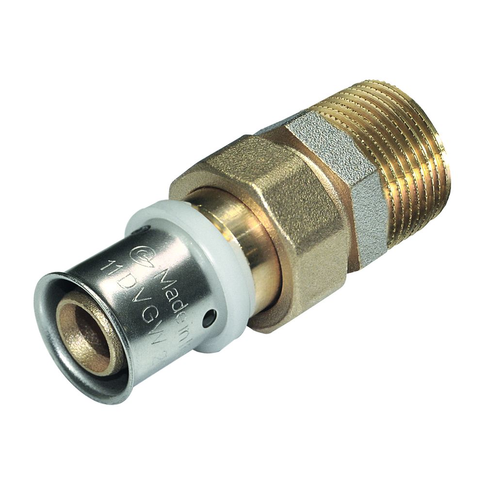 Zewotherm Pressverschraubung Premium konisch 20mm - 1/2" Außengewinde, 10 Stück... ZEWOTHERM-17010312 4251346820432 (Abb. 1)