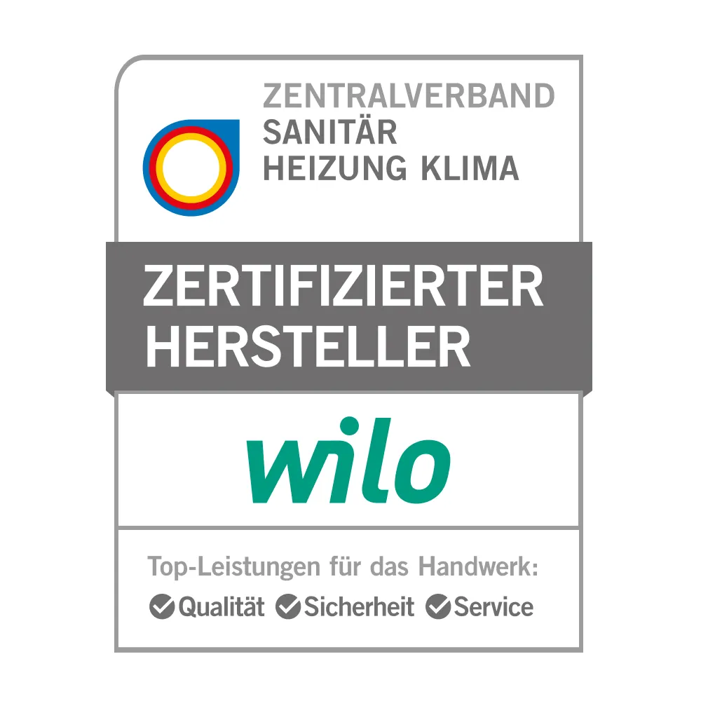 ZVSHK Qualitätszeichen - Wilo