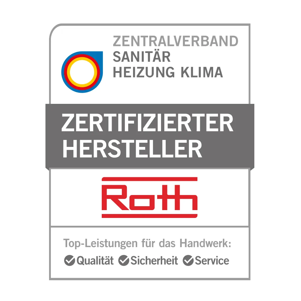 ZVSHK Qualitätszeichen - Roth