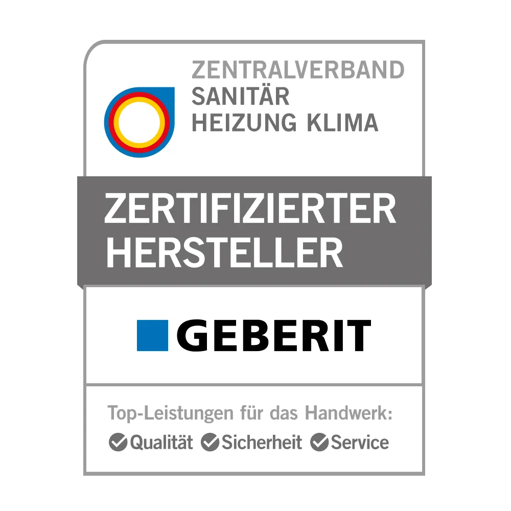 ZVSHK Qualitätszeichen - Geberit