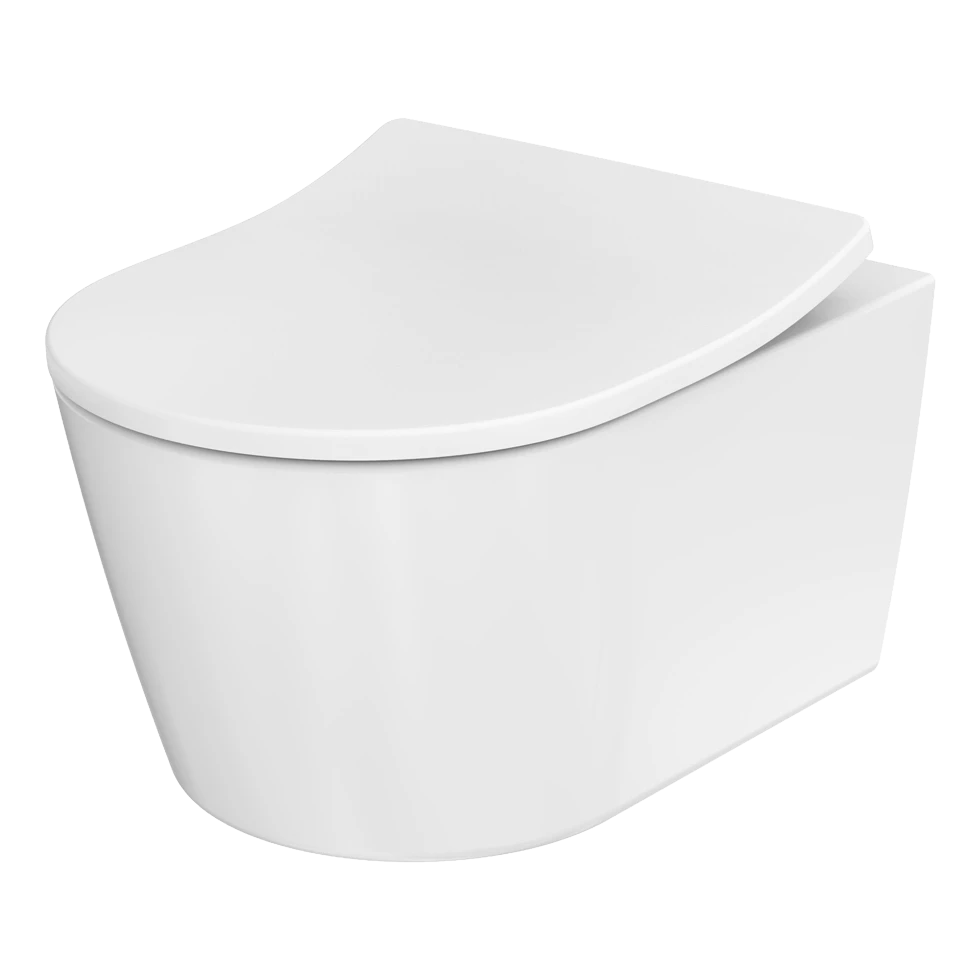 TOTO RP Tiefspül-Wand-WC, randlos, revidierte Befestigung, Tornado Flush-Düsenspülung, Keramik Cefiontect, Weiß